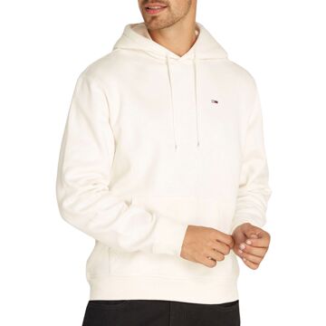 Tommy Hilfiger Stijlvolle katoenen hoodie met applicatiedetail Tommy Hilfiger , Beige , Heren - 2Xl,Xl,M,S