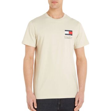 Tommy Jeans Essential Logo Slim Fit Shirt Heren crème - XL