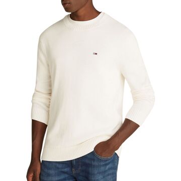 Tommy Jeans Essential Slim Sweater Tommy Jeans , White , Heren - Xl,L