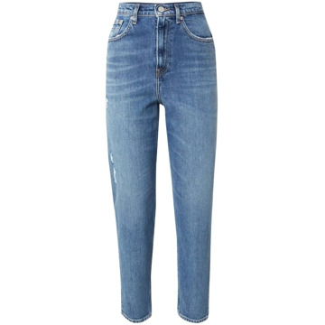 Tommy Jeans Mijn Jean Horloge Tapered Jeans Tommy Jeans , Blue , Dames - W26 L28