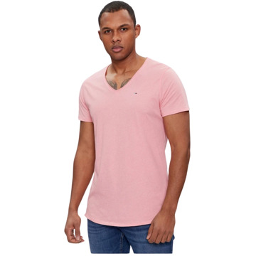 Tommy Jeans T-Shirts Tommy Jeans , Pink , Heren - XL