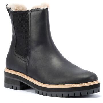 Toms Bennet Nubuck Vrouwen Zwart Laarzen