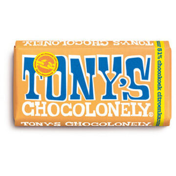Tony's Chocolonely - Citroen Karamelkoek 180 Gram 15 Stuks