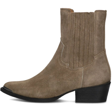 TORAL Taupe Suède Enkellaarsjes Toral , Beige , Dames - 38 Eu,43 EU