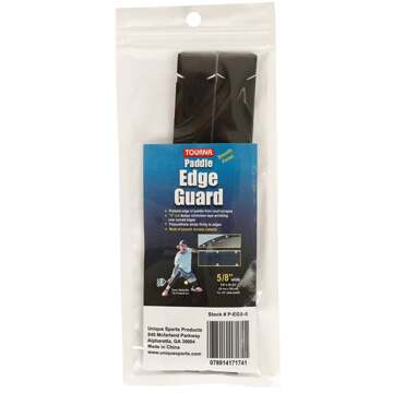 Tourna Padel Edge Guard 15mm Pickleball Frame Beschermingstape-Zwart - nosize