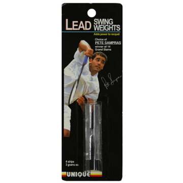 Tourna Power Strips Loodband Verpakking 6 Stuks-Zilver - nosize