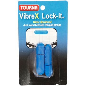 Tourna Vibrex Lock Demper Verpakking 2 Stuks blauw - one size