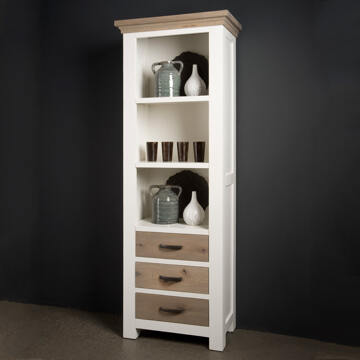 Tower Living Boekenkast 'Parma' kleur wit Wit (RAL 9010)