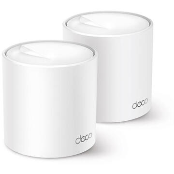 TP-Link Deco X50 WiFi 6 Mesh Systeem (2-pack) Mesh router Wit