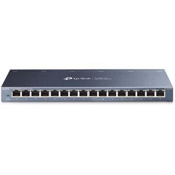 TP-Link TL-SG116 16-Port Gigabit Desktop Switch Switch Zwart