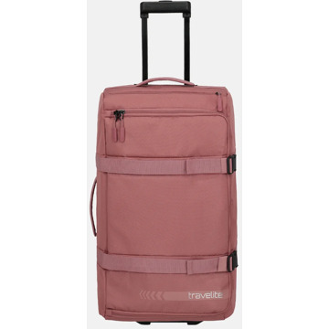 Travelite Kick Off Wheeled Duffle L rosereistas met wielen Roze - H 77 x B 37 x D 26 cm