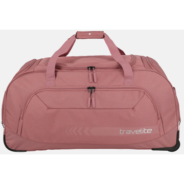 Travelite Kick Off Wheeled Duffle rosereistas met wielen Roze - H 77 x B 41 x D 38 cm