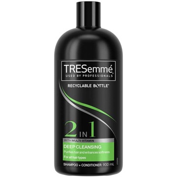 Tresemme Shampoo en Conditioner Tresemmé 2 In 1 Deep Cleansing Shampoo + Conditioner 900 ml