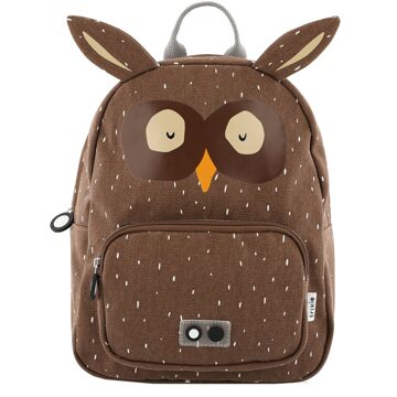 Trixie rugzak Mr. Owl junior 7 liter 31 cm polykatoen bruin