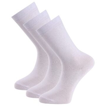 Trofé Trofe Cotton Socks 3 stuks Zwart,Wit - Maat 35/38,Maat 39/42,Maat 43/46