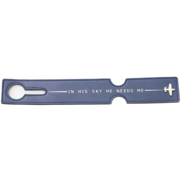 Trussardi Leren Dames Sleutelhanger Accessoires Trussardi , Blue , Dames - ONE Size