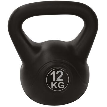 Tunturi kettlebell PVC 12 kg zwart