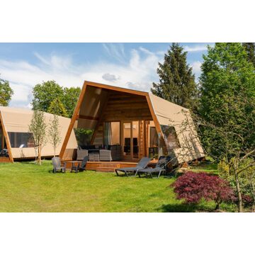 Twentse tentsuite XL met privé sanitair | 6 pers.