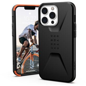 uag Civilian Backcover voor de Apple iPhone 13 Pro - Black Zwart