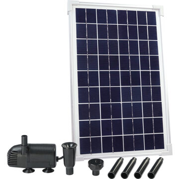 Ubbink Solarmax 600 Set met zonnepaneel en pomp 1351181 Wit