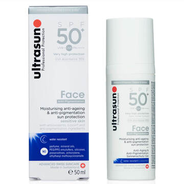 Ultrasun Face Anti Pigment zonnebrandcrème SPF 50+ - 50 ml - 000