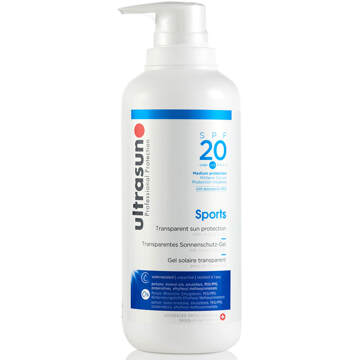 Ultrasun Sports Gel zonnebrand SPF20 - 400 ml - 000