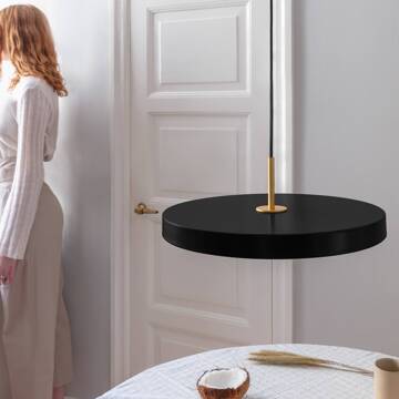 UMAGE Asteria medium hanglamp messing zwart