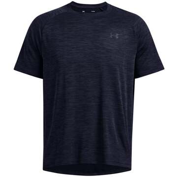 Under Armour Tech Textured sportshirt heren Donkerblauw - M