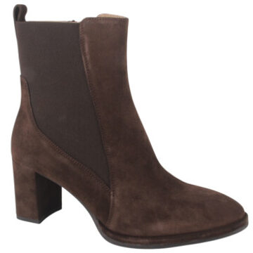 Unisa Luanco bs brown dames enkellaarzen gekleed Bruin - 38