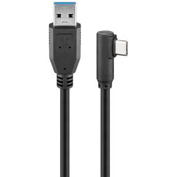 USB 3.0 Aansluitkabel 0.50 m Zwart