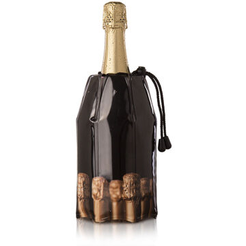 Vacu Vin Actieve Champagnekoeler - Vacuvin Zwart