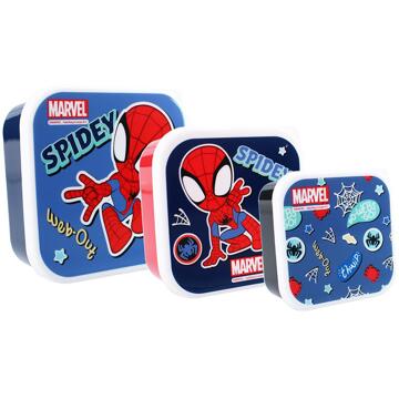 Vadobag Snackboxset Spidey 3-delig blauw