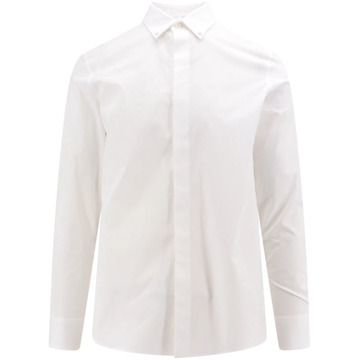 Valentino Rockstud Untitled Katoenen Overhemd Valentino , White , Heren - Xl,L,M