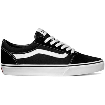 Vans Ward Suede Canvas Heren Sneakers - Black/White - Maat 41