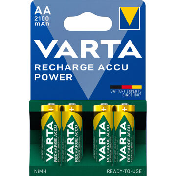 Varta Batterij oplaadbaar Varta 4xAA 2100mAh ready2use