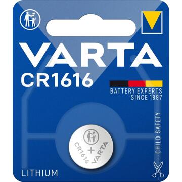 Varta Batterij Varta knoopcel CR1616 lithium blister a 1stuk