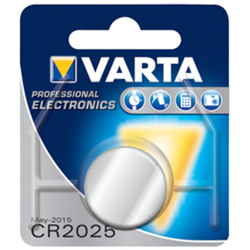 Varta Batterij Varta knoopcel CR2025 lithium blister a 1stuk