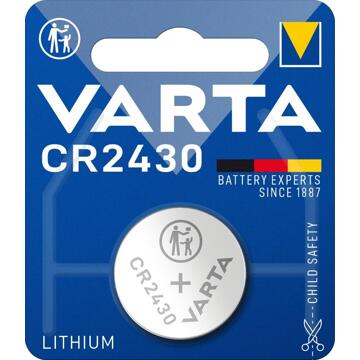 Varta Batterij Varta knoopcel CR2430 lithium blister a 1stuk