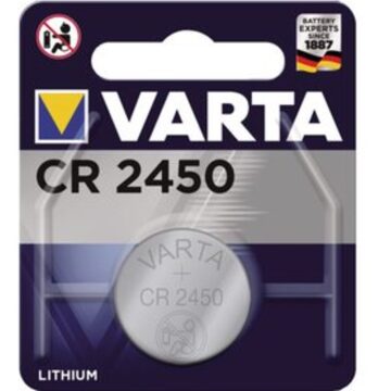 Varta Batterij Varta knoopcel CR2450 lithium blister a 1stuk
