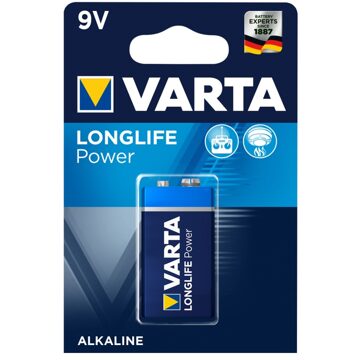 Varta Batterij Varta Longlife Power 9Volt