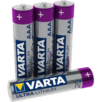 Varta Batterij Varta Ultra lithium 4xAAA