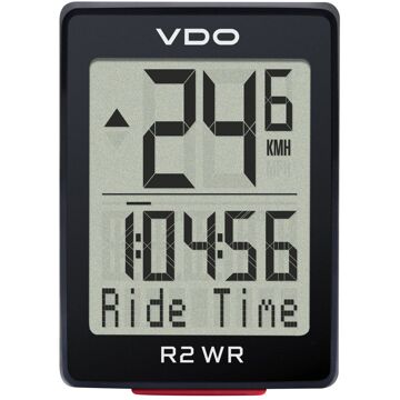 VDO Fietscomputer R2 WR Zwart