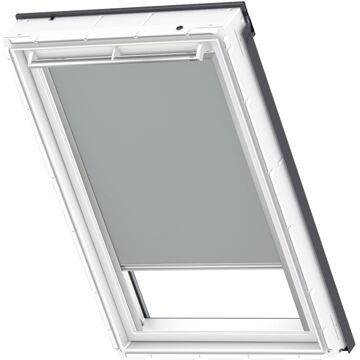 VELUX Origineel Verduisterend Rolgordijn (DKL), Zilveren Kozijn, U04, 804, 7, Grijs