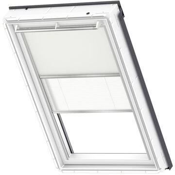 VELUX Origineel Verduisterend Rolgordijn Plus Plissé (DFD), Zilveren Kozijn, M04, 304, 1, Beige