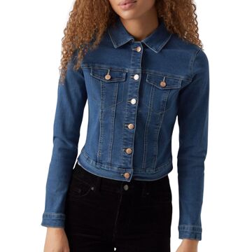 Vero Moda Luna Denim Jas Dames donkerblauw - XS