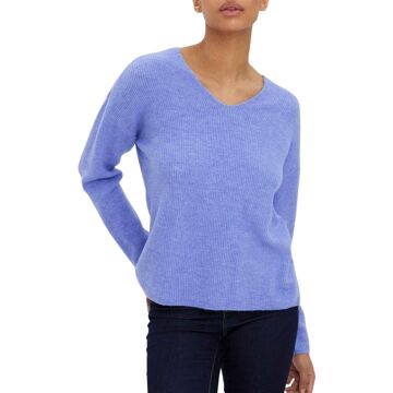 Vero Moda Trui Vero Moda  VMCREWLEFILE LS V-NECK BLOUSE NOOS