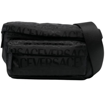 Versace Eco Tassen 1B00E Versace , Black , Heren - ONE Size