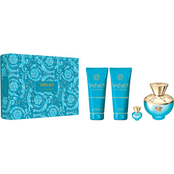 Versace Geschenkset Versace Dylan Turquoise Pour Femme Gift Set 3 x 100 ml