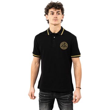 Versace Jeans Couture Polo Shirt Korte Mouw Versace Jeans Couture 76GAGT02" Zwart - XXL, S, L, XL, 3XL