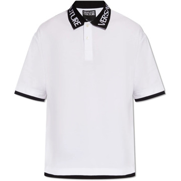Versace Jeans Couture Polo shirt met logo Versace Jeans Couture , White , Heren - XL